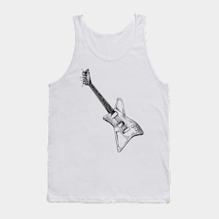 guitar art, music art Tank Top